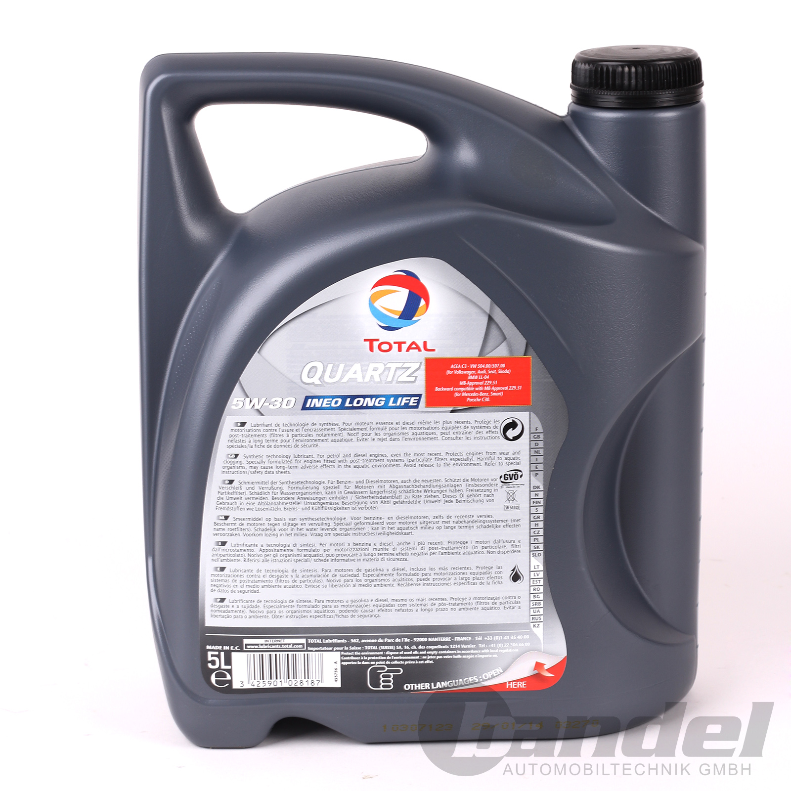 ACEITE TOTAL INEO LONG LIFE 5W30 5L - Madiauto