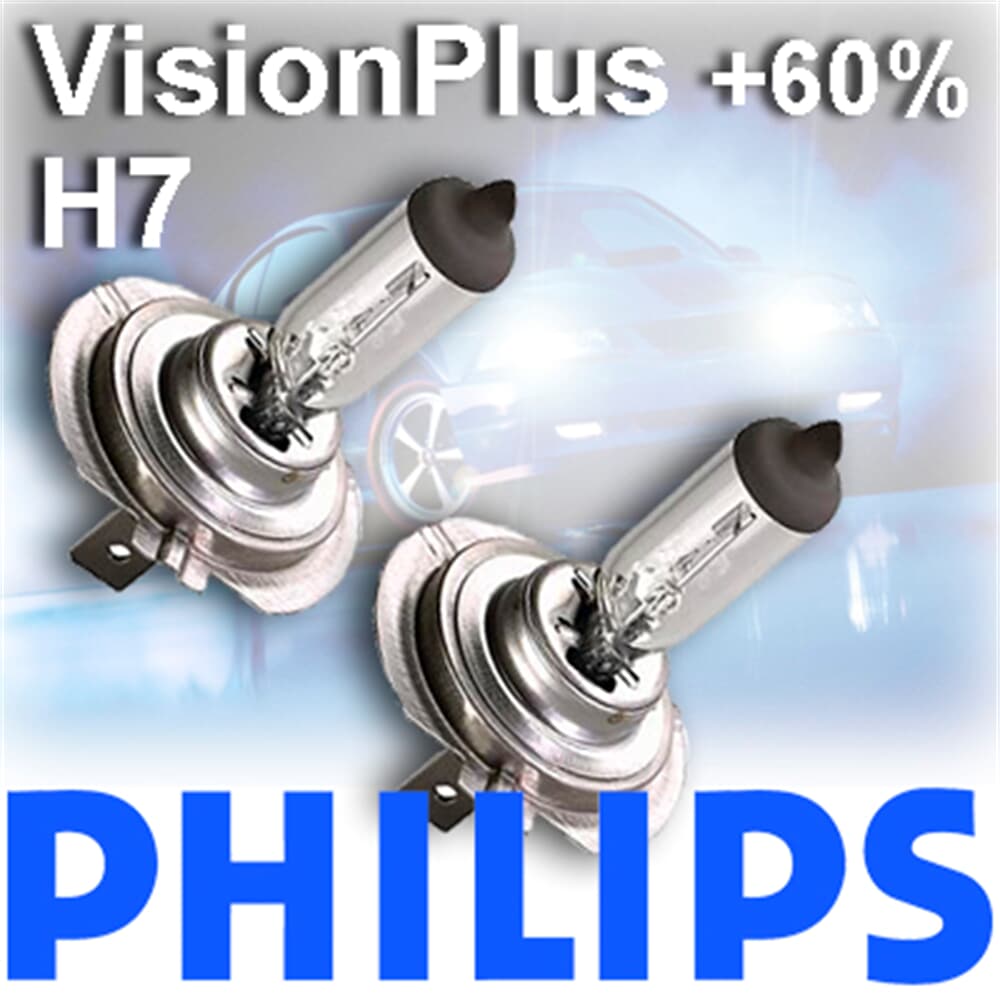 Glühlampe 'Vision Plus' für Fernscheinwerfer H7