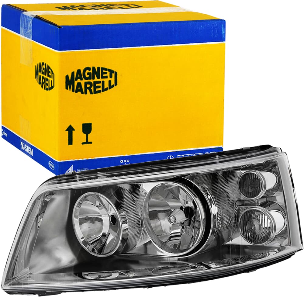 MAGNETI MARELLI H7/H1 DOPPEL-SCHEINWERFER mit LWR MOTOR LINKS passend für VW  T5