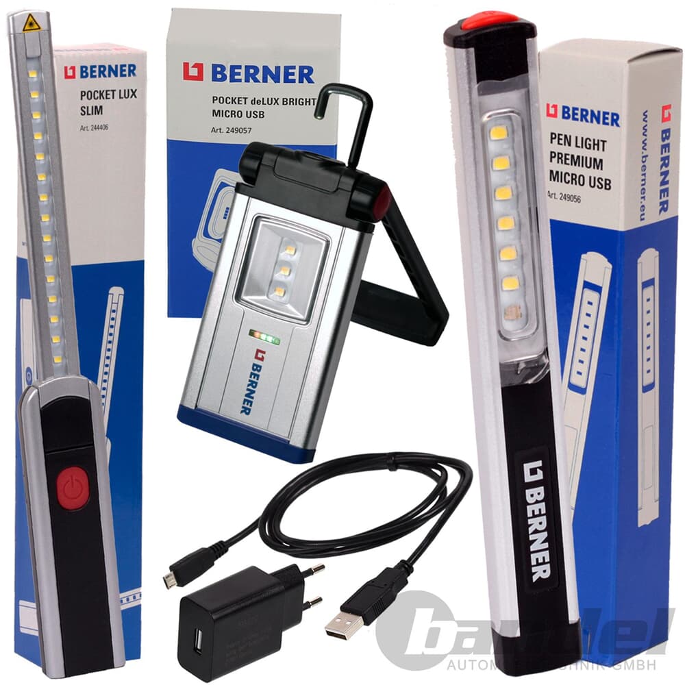 Angebot: LED-Werkstatt-Handlampe von Berner - AUTO BILD