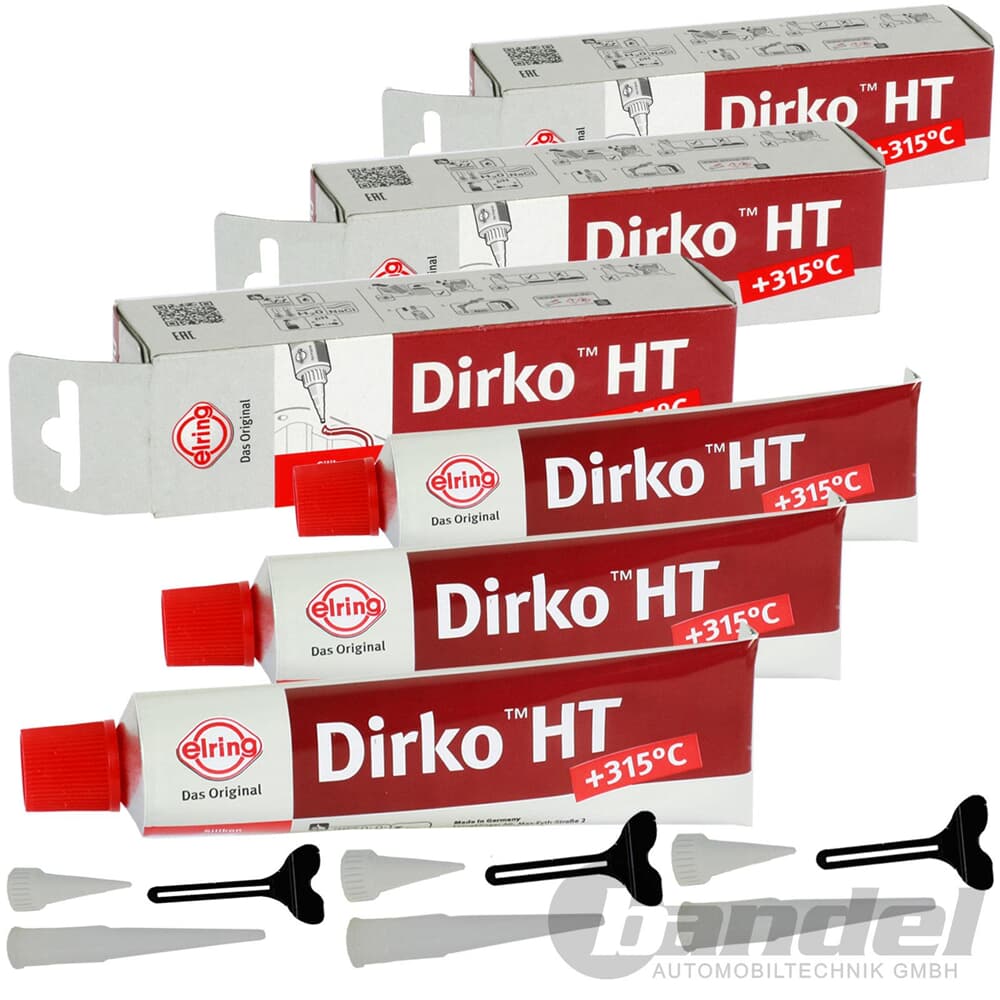 Dichtmasse ELRING Dirko HT 300° C rot 70ml H319 - Verursacht schwere  Augenreizung