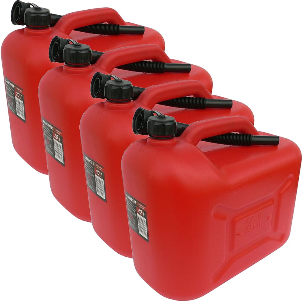 roter Kraftstoffkanister 20 Liter aus Metall 21060957 | Werkzeugonline24
