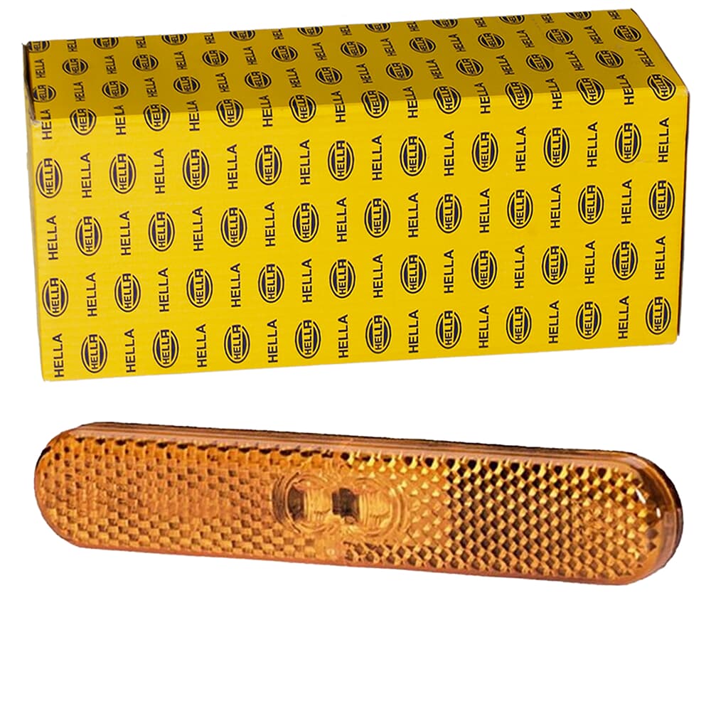 HELLA 2PS 009 226-021 Seitenmarkierungsleuchte - LED - 12V -  Lichtscheibenfarbe: gelb - Kabel: 195mm - Stecker: AMP
