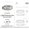 MAGNETI MARELLI TAGFAHRLICHT 133mm LED-DayLine DayLight TFL DLR 12V/24V 6000K