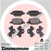 ZIMMERMANN BREMSSCHEIBEN 276mm + BELÄGE HINTEN passend für ALFA 156 932 + GT 937