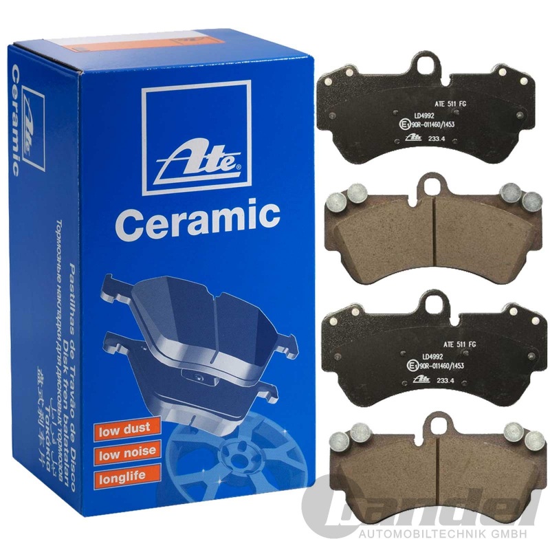 ATE Ceramic Bremsbeläge mit Warnkontakt AUDI A5 A5 Sportback Satz für vorne